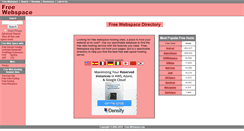 Desktop Screenshot of free-webspace.org